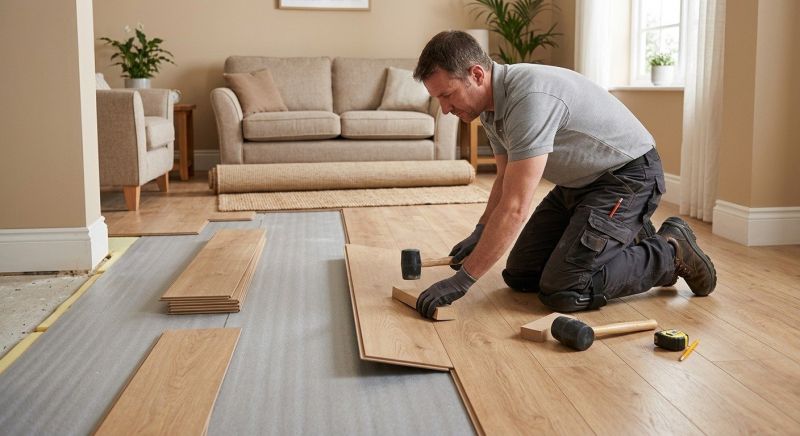 Laminate Floor Installation in Cockeysville, MD