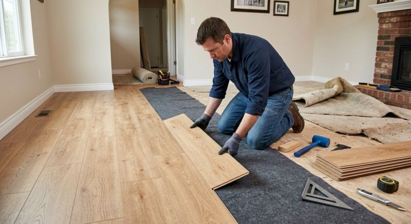 Laminate Floor Remodeling in Baltimore County, MD