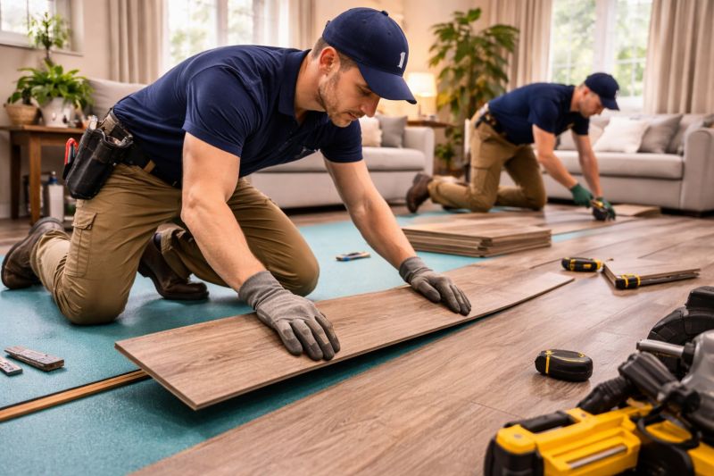 Laminate Floor Replacement in Crownsville, MD