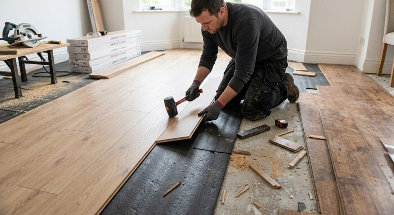 Laminate Floor Replacement in Forest Hill, MD