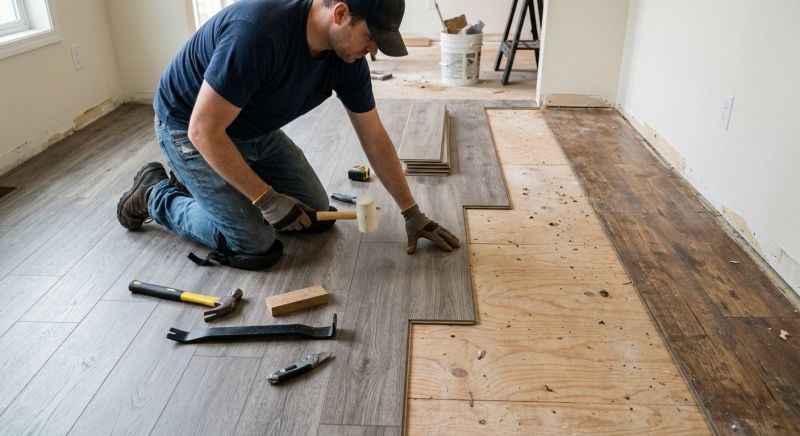 Laminate Floor Replacement in Millersville, MD