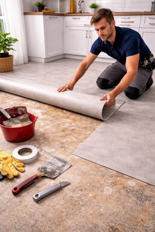 Linoleum Floor Installation in Fallston, MD