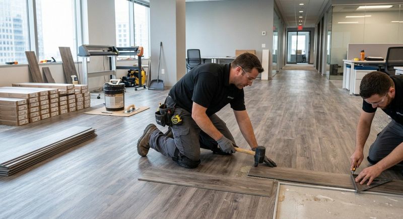 Linoleum Floor Installation in Hydes, MD