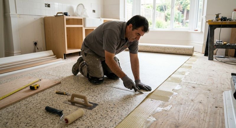 Linoleum Floor Installation in Phoenix, MD