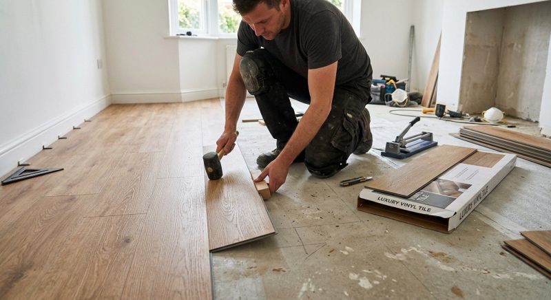 Luxury Vinyl Tile Installation in Hydes, MD