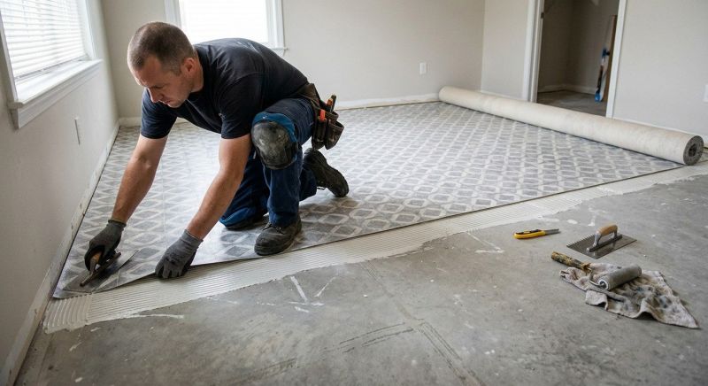 Sheet Flooring Installation in Abingdon, MD