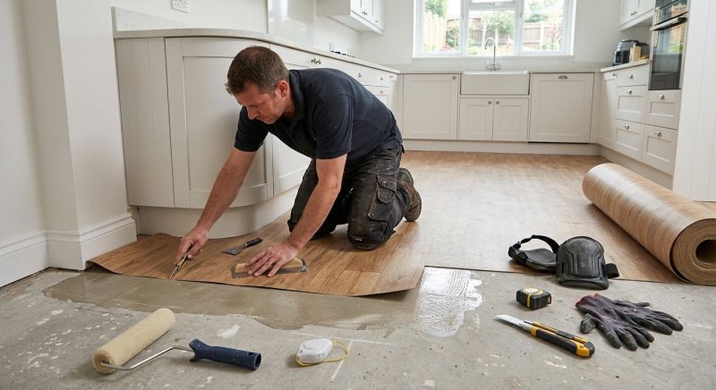 Sheet Flooring Installation in Hydes, MD