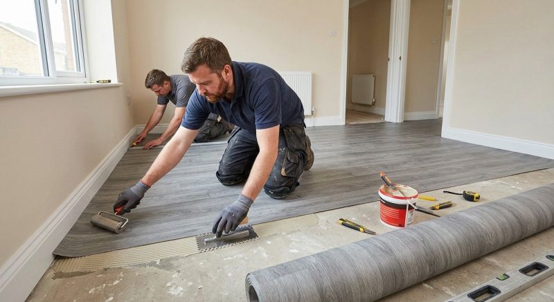 Sheet Linoleum Installation in Dundalk, MD