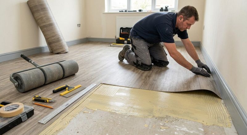 Sheet Linoleum Installation in Windsor Mill, MD