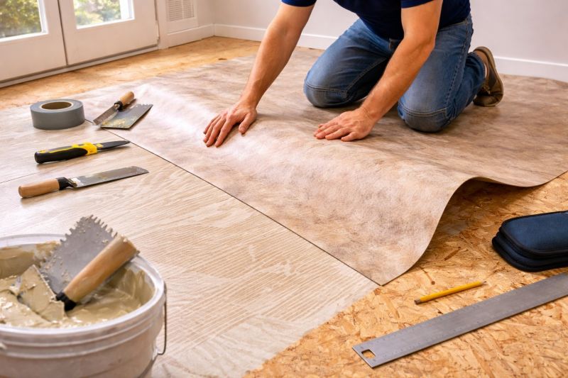 Sheet Vinyl Installation in Bel Air, MD