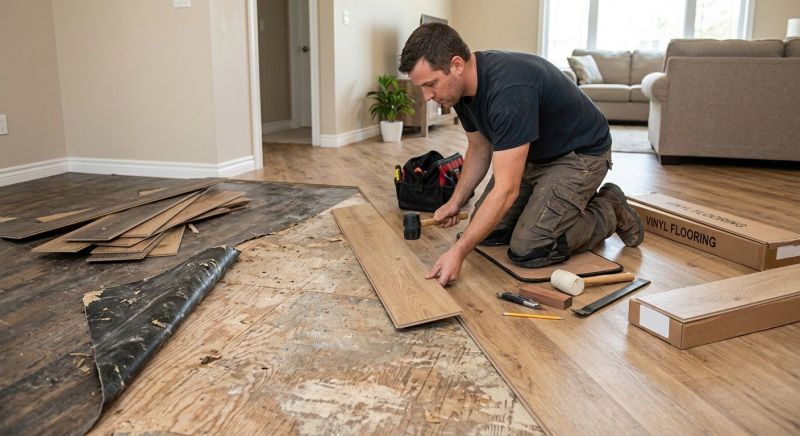 Vinyl Flooring Installation in Maryland Line, MD