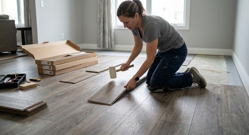 Vinyl Plank Floor Installation in Baltimore County, MD