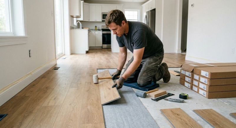Vinyl Plank Floor Installation in Baltimore County, MD